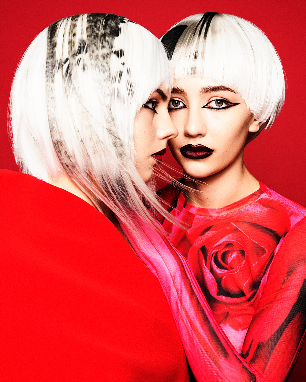 Kelly Rowney - BHA North Eastern Hairdresser of the Year 2025 - White Hair with Imprinting Details